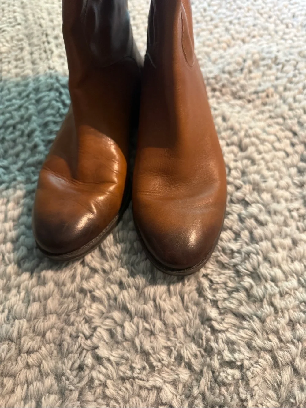 Sam Edelman Cognac Brown Tall Equestrian Boots